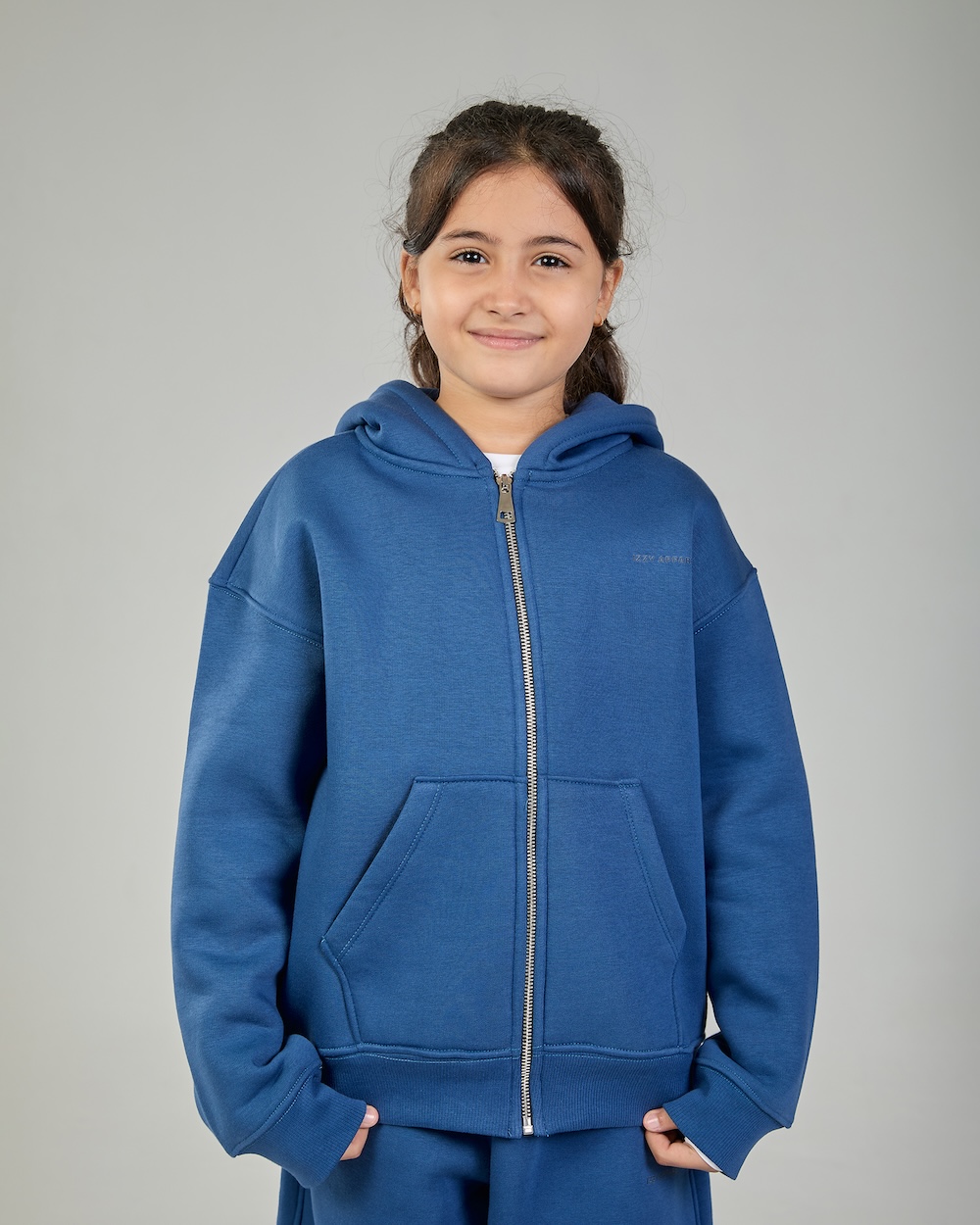 blue hoodie girls